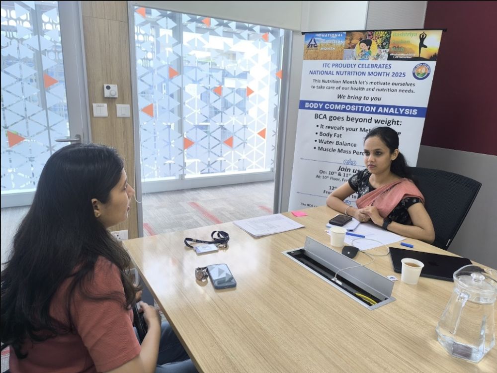 Megha Kiran in a consultation